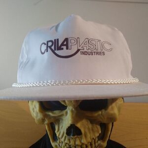 Deadstock Vintage Crila Plastic Industries Rope Snap Back Trucker Hat